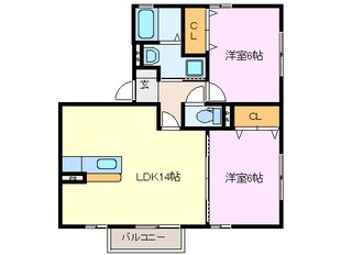 セピアコートの物件間取画像